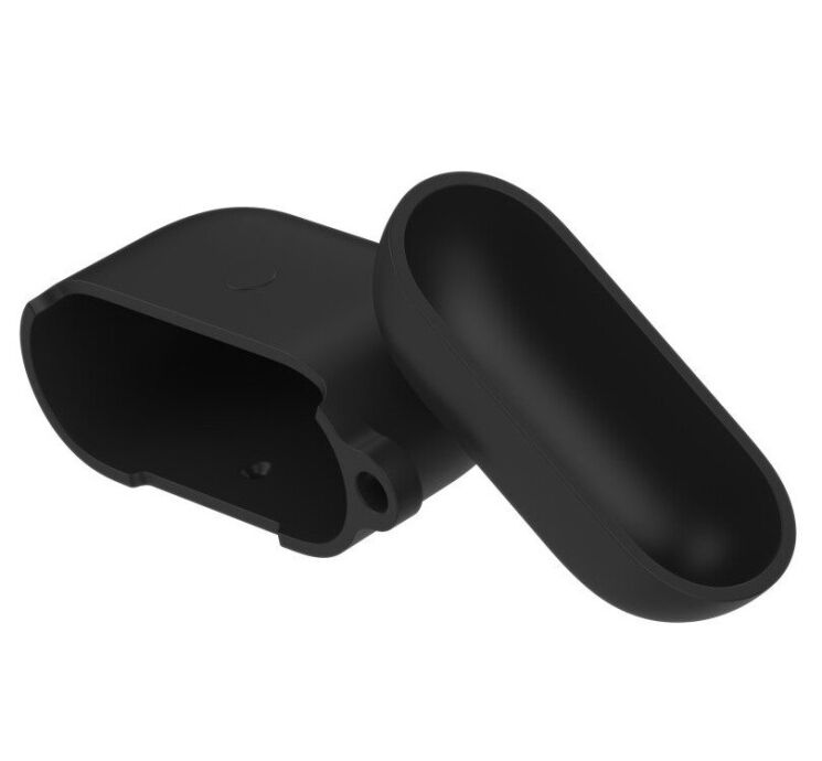 Силиконовый чехол UniCase Protective Case для AirPods 3 - Black: фото 6 из 9