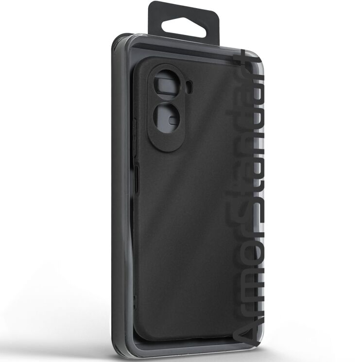 Силіконовий (TPU) чохол ArmorStandart Matte Slim Fit для Xiaomi Redmi A7 Pro - Black: фото 3 з 5