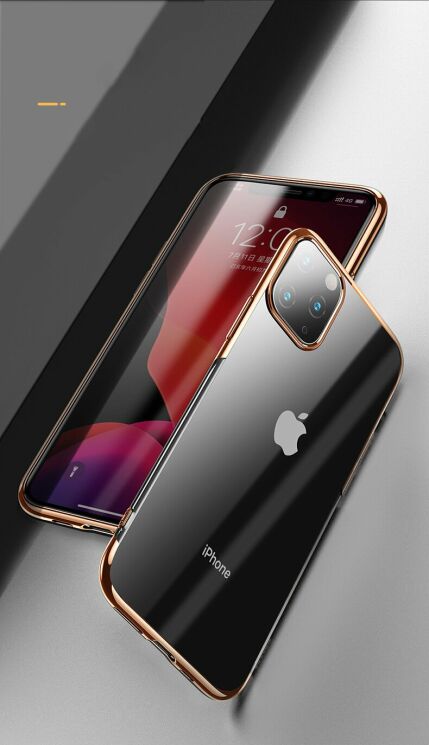 Силиконовый (TPU) чехол BASEUS Shining Series для Apple iPhone 11 Pro Max - Silver: фото 7 из 15