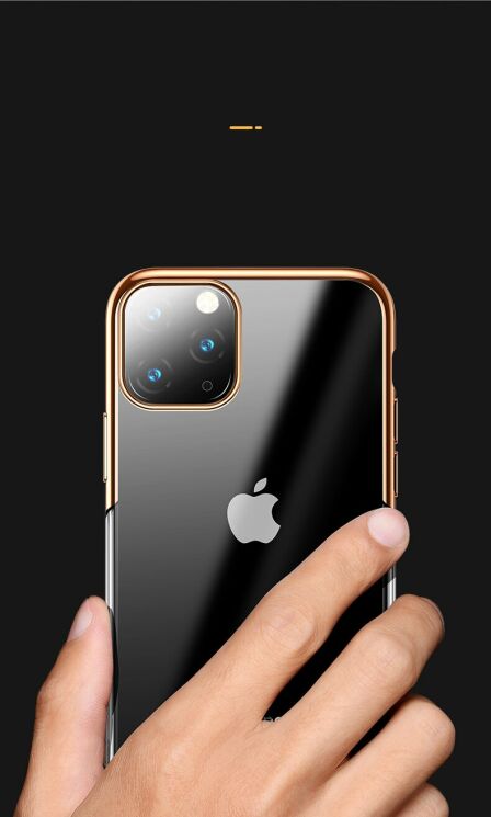 Силиконовый (TPU) чехол BASEUS Shining Series для Apple iPhone 11 Pro Max - Silver: фото 9 из 15