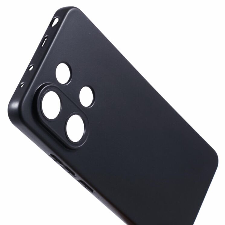 Силиконовый (TPU) чехол Deexe Matte Case для Xiaomi Redmi Note 13 - Black: фото 6 из 6