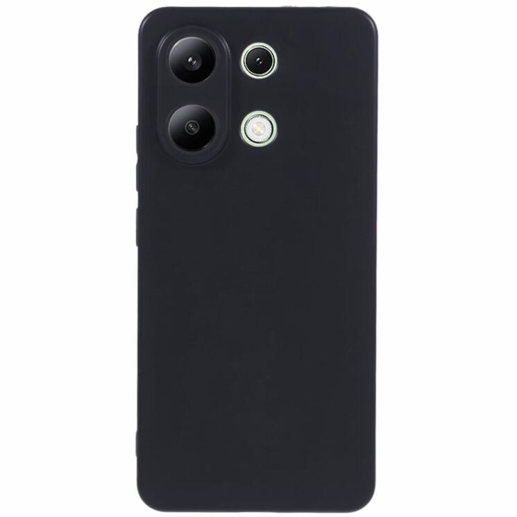 Силиконовый (TPU) чехол Deexe Matte Case для Xiaomi Redmi Note 13 - Black: фото 1 из 6