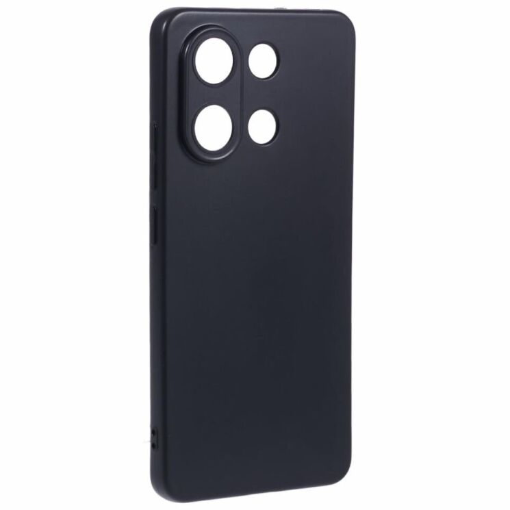 Силиконовый (TPU) чехол Deexe Matte Case для Xiaomi Redmi Note 13 - Black: фото 3 из 6