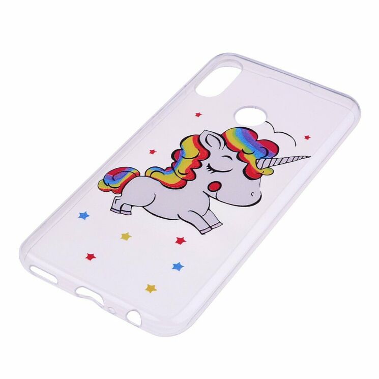 Силиконовый (TPU) чехол Deexe Pretty Glossy для Samsung Galaxy M20 (M205) - Unicorn: фото 3 из 5