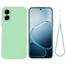 Силіконовий (TPU) чохол Deexe Silicone Case для OPPO A6x - Green: фото 1 з 9