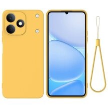 Силіконовий (TPU) чохол Deexe Silicone Case для Realme Note 80 - Yellow: фото 1 з 9