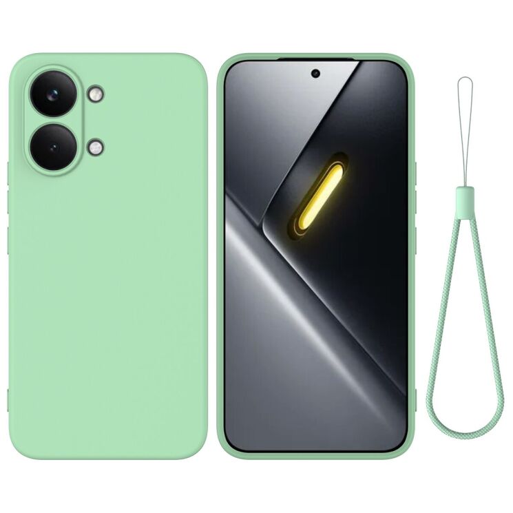 Силіконовий (TPU) чохол Deexe Silicone Case для Xiaomi Poco X8 Pro - Green: фото 1 з 9