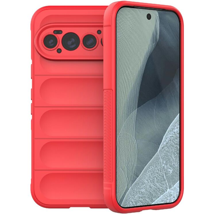 Силиконовый (TPU) чехол Deexe Terra Case для Google Pixel 11 Pro - Red: фото 1 из 4