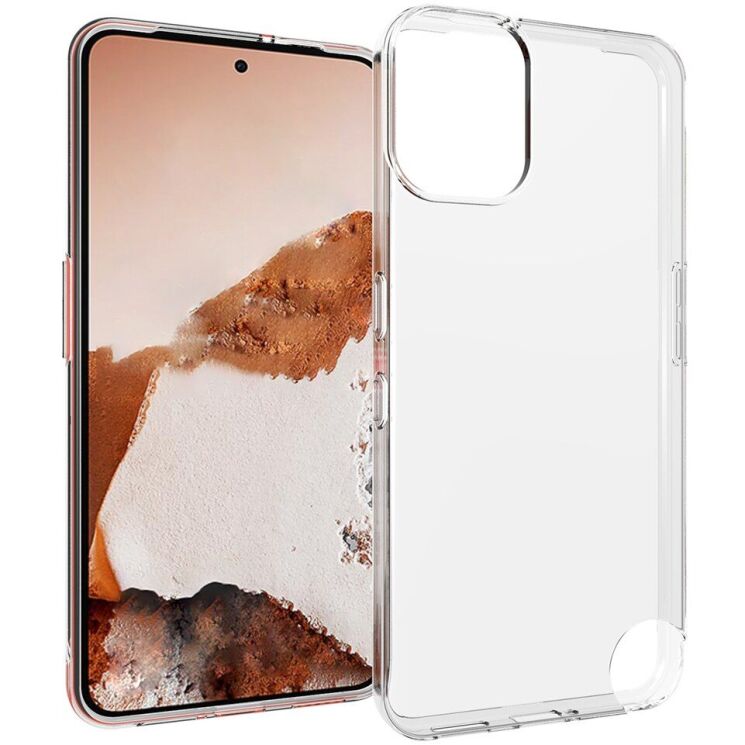 Силіконовий (TPU) чохол Deexe UltraThin для Nothing CMF Phone 2 Pro - Transparent: фото 1 з 5