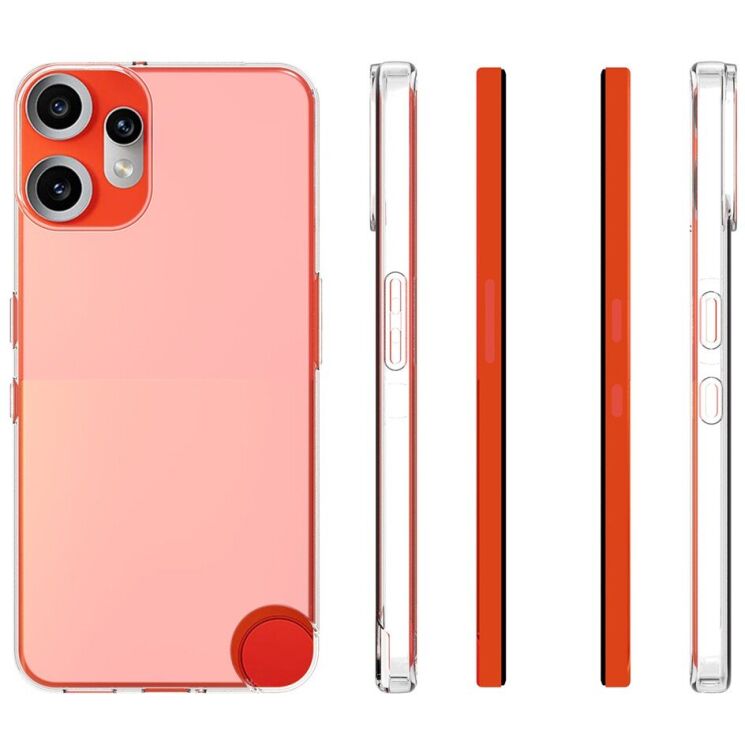 Силіконовий (TPU) чохол Deexe UltraThin для Nothing CMF Phone 2 Pro - Transparent: фото 5 з 5
