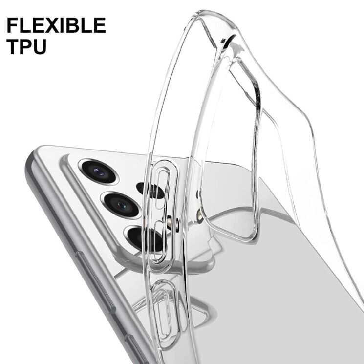 Силиконовый (TPU) чехол Deexe UltraThin для Samsung Galaxy A53 (A536) - Transparent: фото 7 из 7