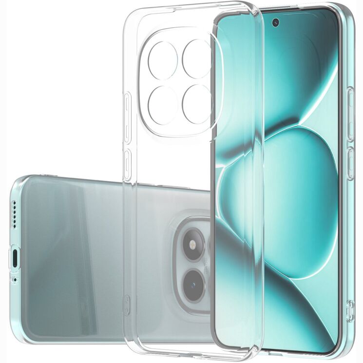 Силіконовий (TPU) чохол Deexe UltraThin для Xiaomi Redmi Note 15 Pro - Transparent: фото 1 з 5