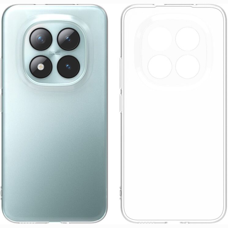 Силіконовий (TPU) чохол Deexe UltraThin для Xiaomi Redmi Note 15 Pro - Transparent: фото 2 з 5
