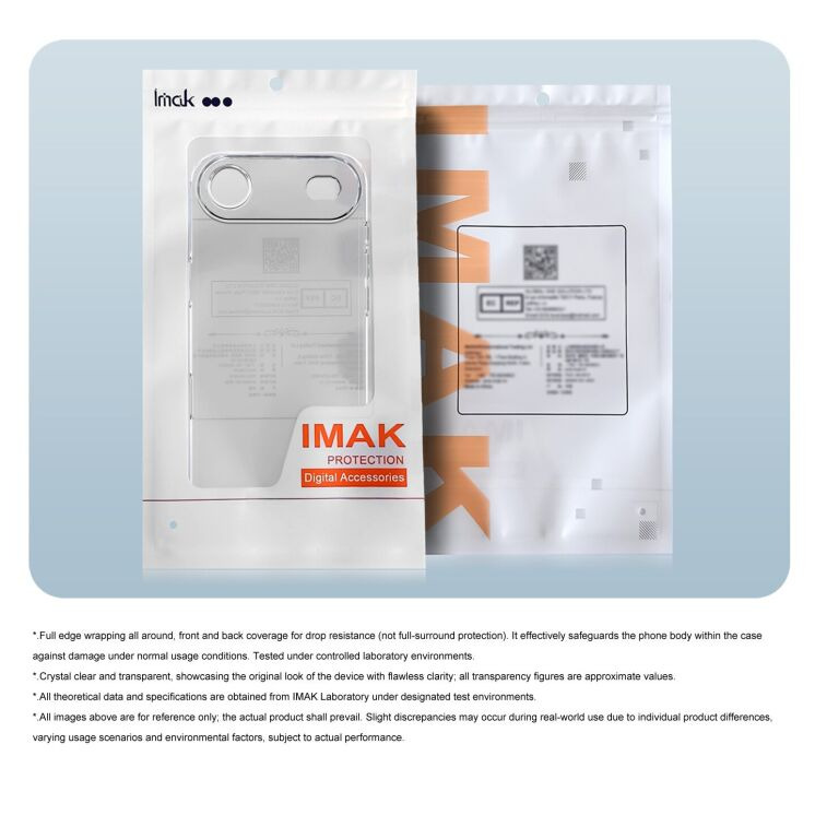 Силиконовый (TPU) чехол IMAK UX-5 Series для Xiaomi Poco X8 Pro - Transparent (409063T) Силиконовый (TPU) чехол IMAK UX-5 Series для Xiaomi Poco X8 Pro - Transparent: фото 7 из 7