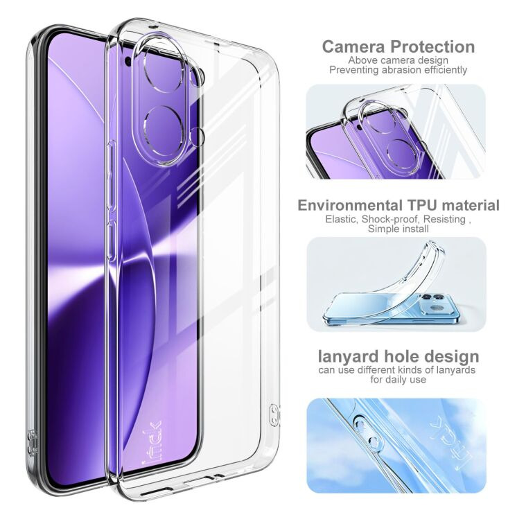 Силиконовый (TPU) чехол IMAK UX-5 Series для Xiaomi Poco X8 Pro - Transparent (409063T) Силиконовый (TPU) чехол IMAK UX-5 Series для Xiaomi Poco X8 Pro - Transparent: фото 5 из 7