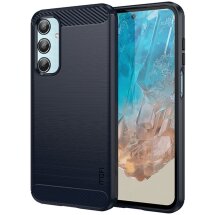 Силиконовый (TPU) чехол MOFI Carbon Fiber для Samsung Galaxy M35 (M356) - Blue: фото 1 из 10