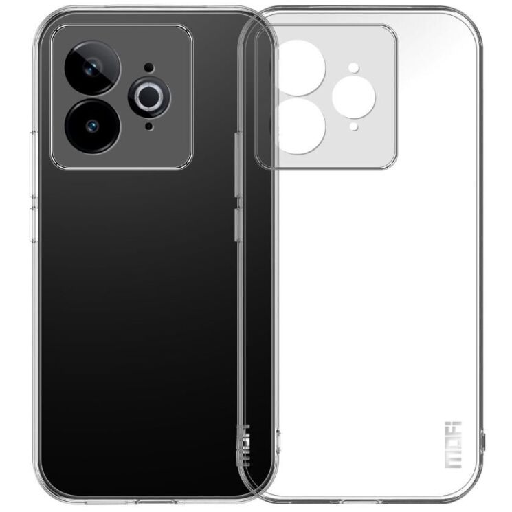 Силиконовый (TPU) чехол MOFI Thin Guard для Realme GT 7 Pro - Transparent: фото 1 из 10
