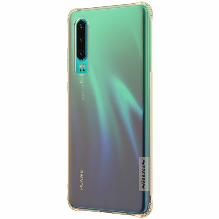 Силіконовий (TPU) чохол NILLKIN Nature для Huawei P30 - Gold: фото 3 з 15