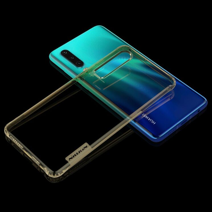 Силіконовий (TPU) чохол NILLKIN Nature для Huawei P30 - Gold: фото 5 з 15