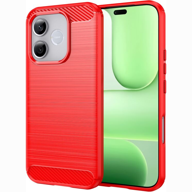 Силиконовый (TPU) чехол UniCase Carbon для Honor 600 Lite - Red (411806R) Силиконовый (TPU) чехол UniCase Carbon для Honor 600 Lite - Red: фото 1 из 10