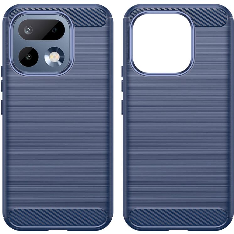 Силиконовый (TPU) чехол UniCase Carbon для Realme 16 Pro - Blue (428002L) Силиконовый (TPU) чехол UniCase Carbon для Realme 16 Pro - Blue: фото 2 из 8