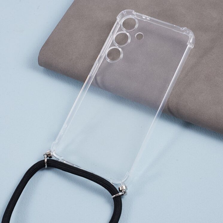 Силиконовый (TPU) чехол UniCase Carrying AirBag для Samsung Galaxy S24 - Transparent: фото 3 из 7
