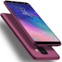 Силіконовий (TPU) чохол X-LEVEL Matte для Samsung Galaxy A6 2018 (A600) - Wine Red: фото 1 з 7