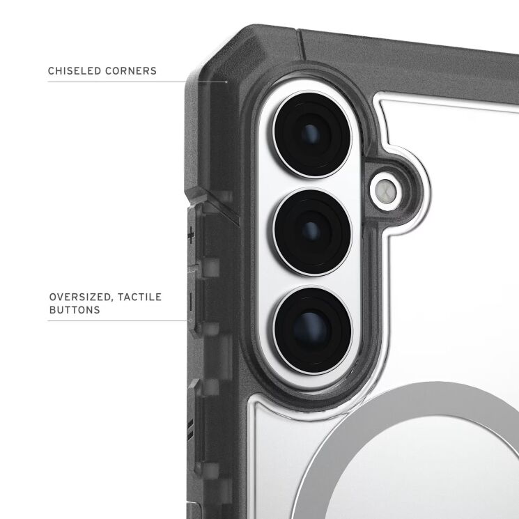 Ударопрочный чехол URBAN ARMOR GEAR Trooper MagSafe для Samsung Galaxy S26 Plus (S947) 214517114G31 - Clear / Ash: фото 7 из 11