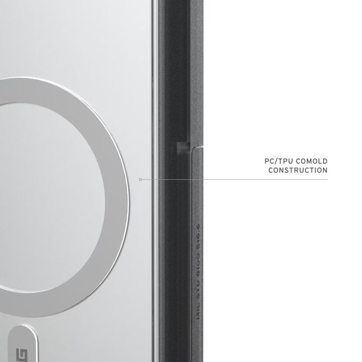 Ударопрочный чехол URBAN ARMOR GEAR Trooper MagSafe для Samsung Galaxy S26 Plus (S947) 214517114G31 - Clear / Ash: фото 8 из 11