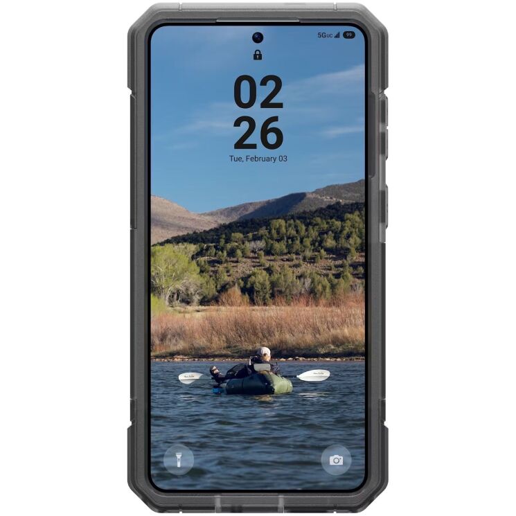 Ударопрочный чехол URBAN ARMOR GEAR Trooper MagSafe для Samsung Galaxy S26 Plus (S947) 214517114G31 - Clear / Ash: фото 3 из 11