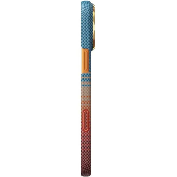 Ультратонкий чохол Pitaka Edge Case California Dream для iPhone 17 Pro (SCD1701P) - Cyan / Orange: фото 4 з 11