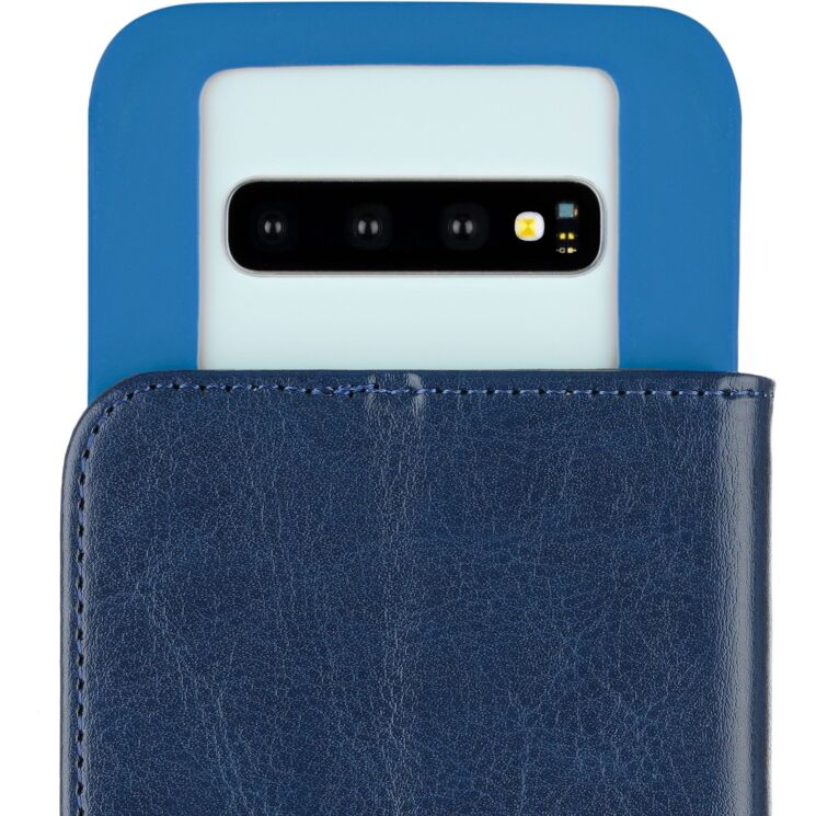 Универсальный чехол 2Е Eco Leather для смартфонов с диагональю 4.5-5 дюймов - Blue (981797L) Универсальный чехол 2Е Eco Leather для смартфонов с диагональю 4.5-5 дюймов - Blue: фото 4 из 5