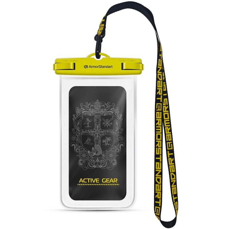 Влагозащитный чехол ArmorStandart Capsule Waterproof Case для смартфонов с диагональю до 6.9 дюймов - Yellow: фото 1 из 6