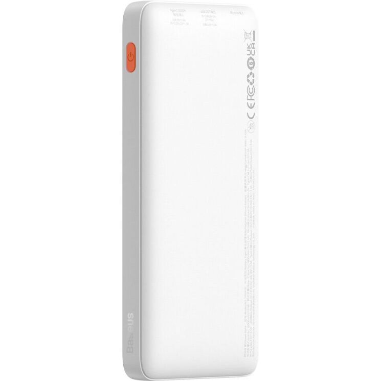 Внешний аккумулятор Baseus Airpow 20W (10000mAh) PPQD090002 - White: фото 5 из 23