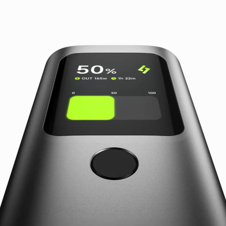 Внешний аккумулятор Sharge Retractable 165 165W (20000mAh) + кабель Type-C - Black: фото 5 из 19