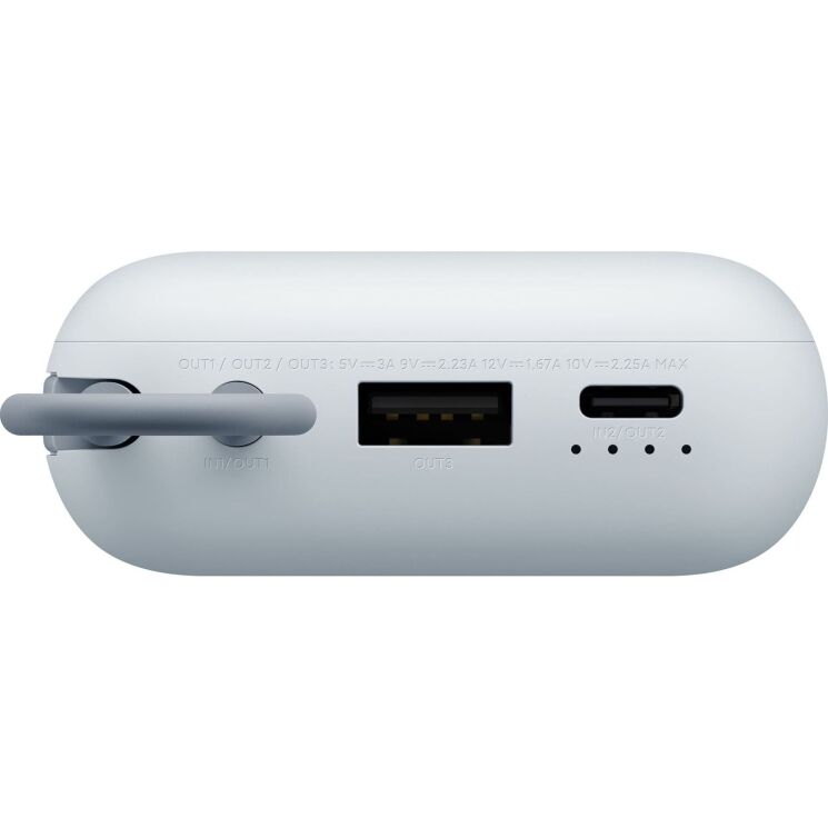 Внешний аккумулятор Xiaomi 22.5W Integrated Cable (10000mAh) BHR9073GL - Blue: фото 3 из 9