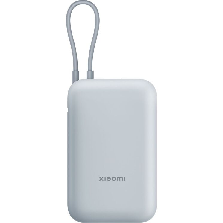 Внешний аккумулятор Xiaomi 22.5W Integrated Cable (10000mAh) BHR9073GL - Blue: фото 6 из 9