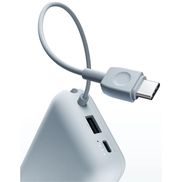 Внешний аккумулятор Xiaomi 22.5W Integrated Cable (10000mAh) BHR9073GL - Blue: фото 4 из 9