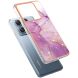 Захисний чохол Deexe Marble Case для Xiaomi 14T Pro - Light Purple (365641LV). Фото 2 из 6