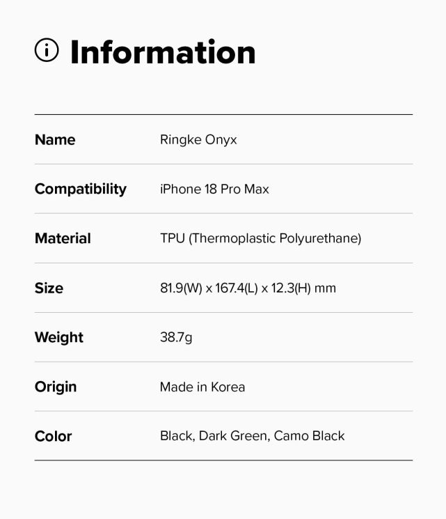 Защитный чехол Ringke Onyx для iPhone 18 Pro Max (8800380461871) - Dark Green (423984DG) Защитный чехол Ringke Onyx для iPhone 18 Pro Max (8800380461871) - Dark Green: фото 15 из 15