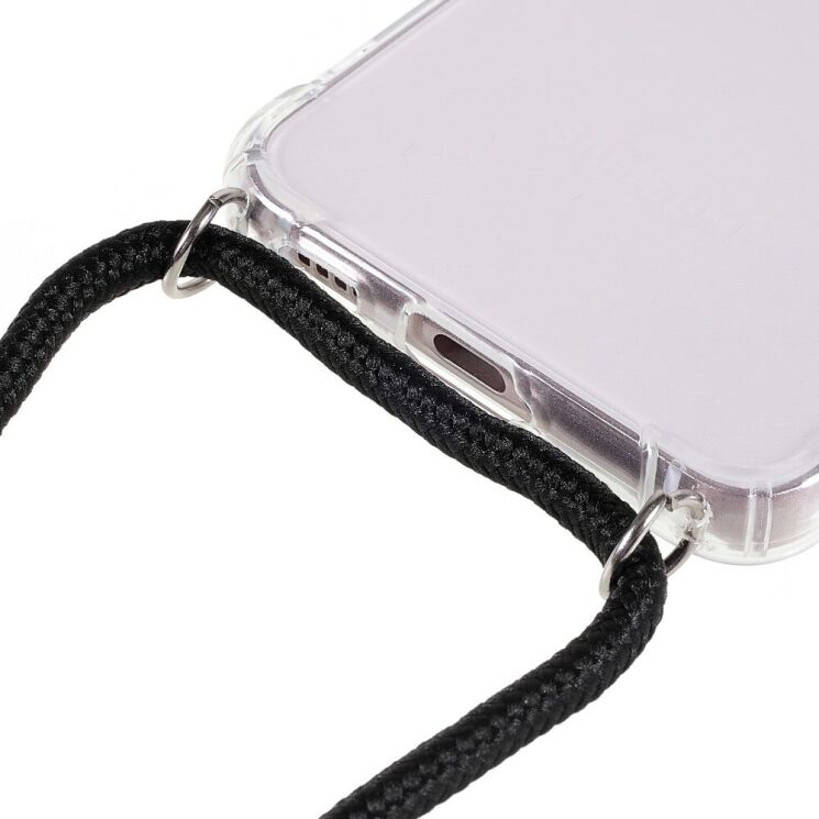 Захисний чохол UniCase AirBag with Strap для Samsung Galaxy S22 (S901) - Transparent: фото 4 из 7