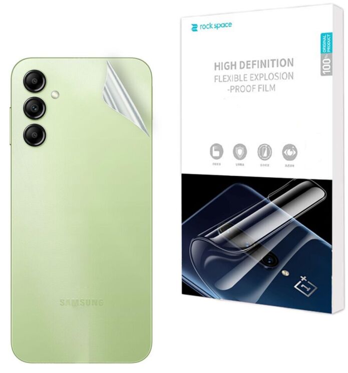 Захисна плівка на задню панель RockSpace Explosion-Proof SuperClear для Samsung Galaxy A14 (А145): фото 1 з 9