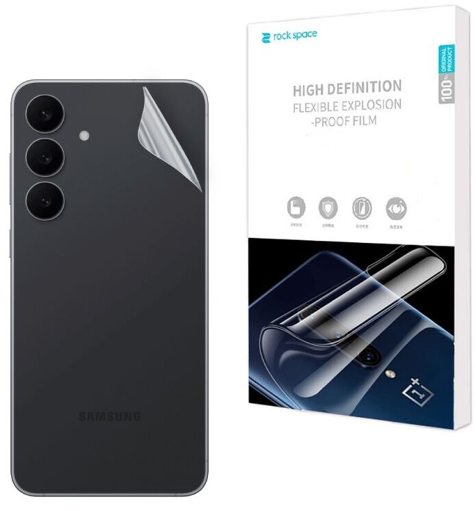 Защитная пленка на заднюю панель RockSpace Explosion-Proof SuperClear для Samsung Galaxy S25 FE (S731): фото 1 из 9