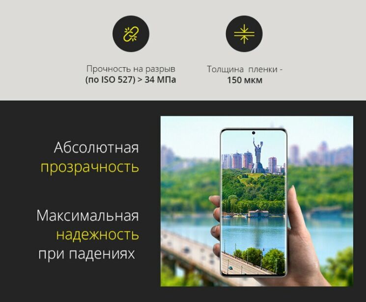 Захисна плівка StatusSKIN Lite на екран для Samsung Galaxy S10 Plus (G975): фото 4 з 10