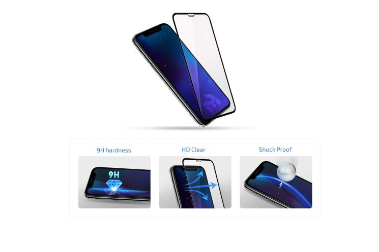 Защитное стекло 2E Basic 3D Full Glue для Samsung Galaxy J4+ (J415) / J6+ (J610) 2E-TGSG-GJ4+-3D-BB - Black: фото 5 из 6