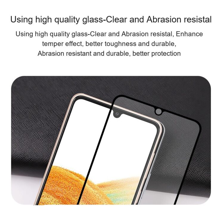Защитное стекло AMORUS Full Glue Tempered Glass для Samsung Galaxy A26 (A266) - Black: фото 5 из 9