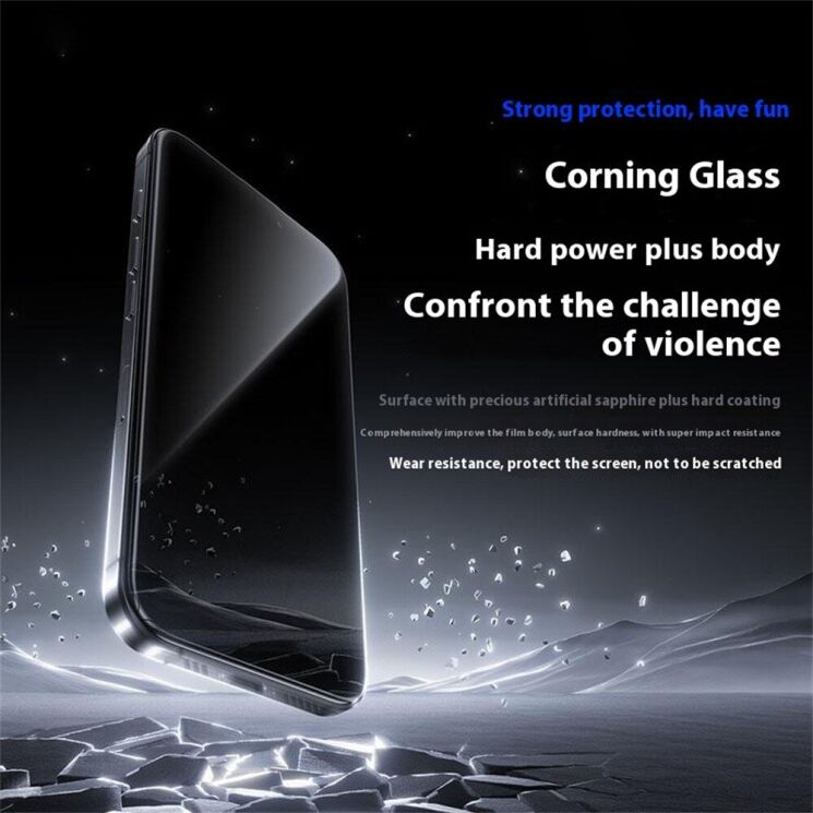Защитное стекло BENKS Corning Glass для Apple iPhone 16 Plus: фото 4 из 14