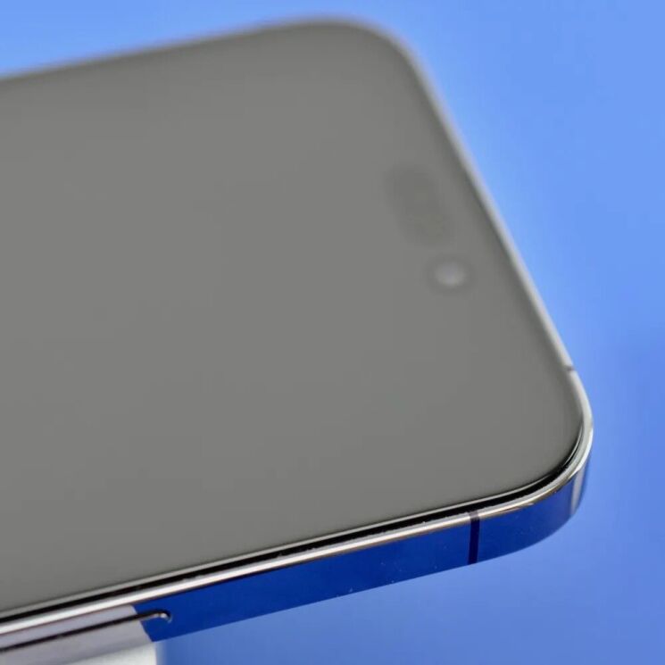 Захисне скло Blueo Full Cover Anti-Static для Apple iPhone 13 / iPhone 13 Pro / iPhone 14 / iPhone 16e - Black: фото 4 з 7