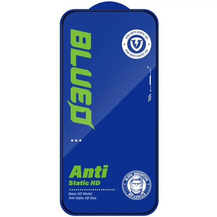 Защитное стекло Blueo Full Cover HD для Apple iPhone 16 Pro / 17 / 17 Pro - Black: фото 2 из 4