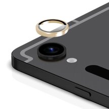 Защитное стекло Deexe Camera Lens Frame Glass для Samsung Galaxy Tab S9 (X710/716) - Gold: фото 1 из 4
